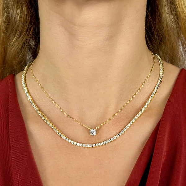 Classic Solitaire Pendant