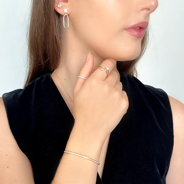 Jeweled Linea Cuff