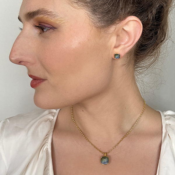 Labradorite Influence Studs