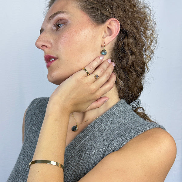 Labradorite Glow Earrings