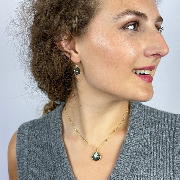 Labradorite Glow Earrings