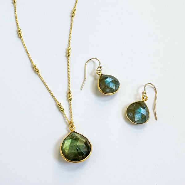 Labradorite Glow Earrings
