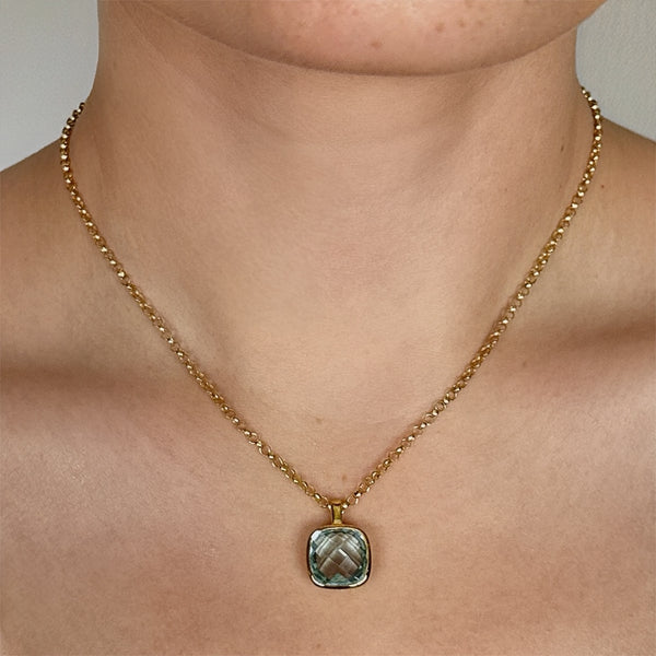 Blue Topaz Influence Pendant