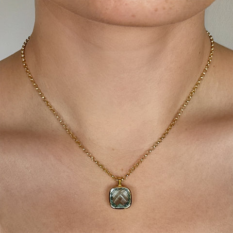 Blue Topaz Influence Pendant