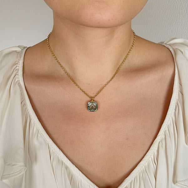 Blue Topaz Influence Pendant