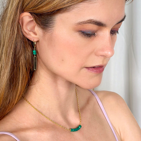 Emerald Riviera Earrings