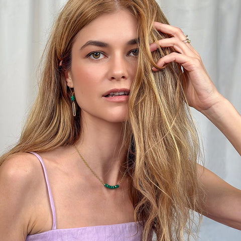 Emerald Riviera Earrings