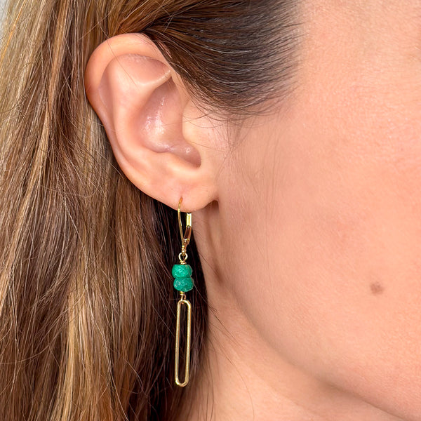 Emerald Riviera Earrings