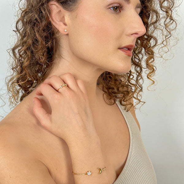 Star and Crescent Open Cuff