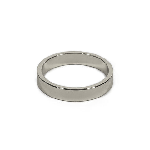 Silver Medium Round Band