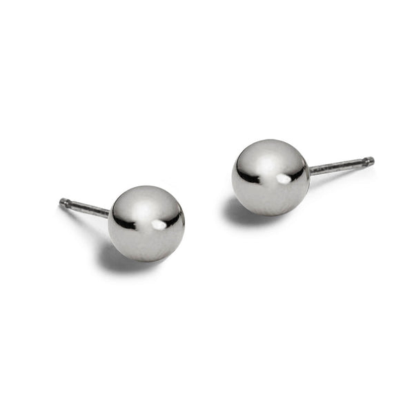 Silver Ball Dagen Studs