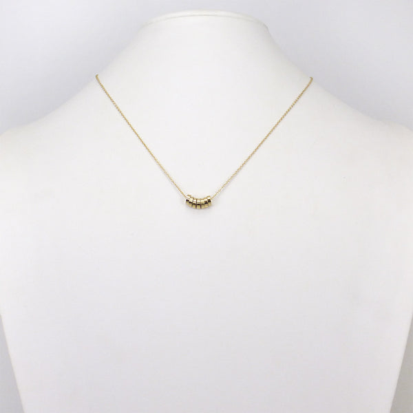 Gold Rondelle Necklace