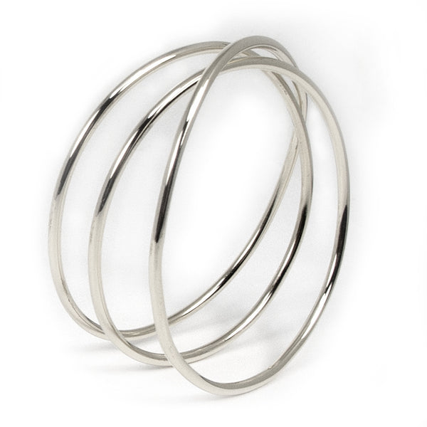 The Silver Wrap Bangle