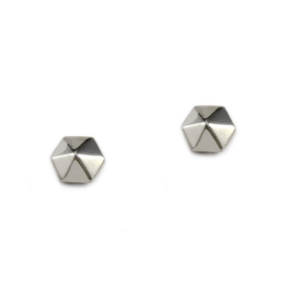 1/4 inch silver small pyramid studs for clothing - Bag of 100 -  StudsAndSpikes