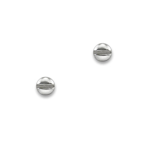 Silver Screw Head Studs