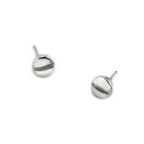 Silver Screw Head Studs