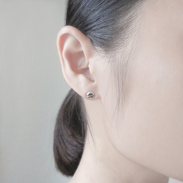 Silver Screw Head Studs