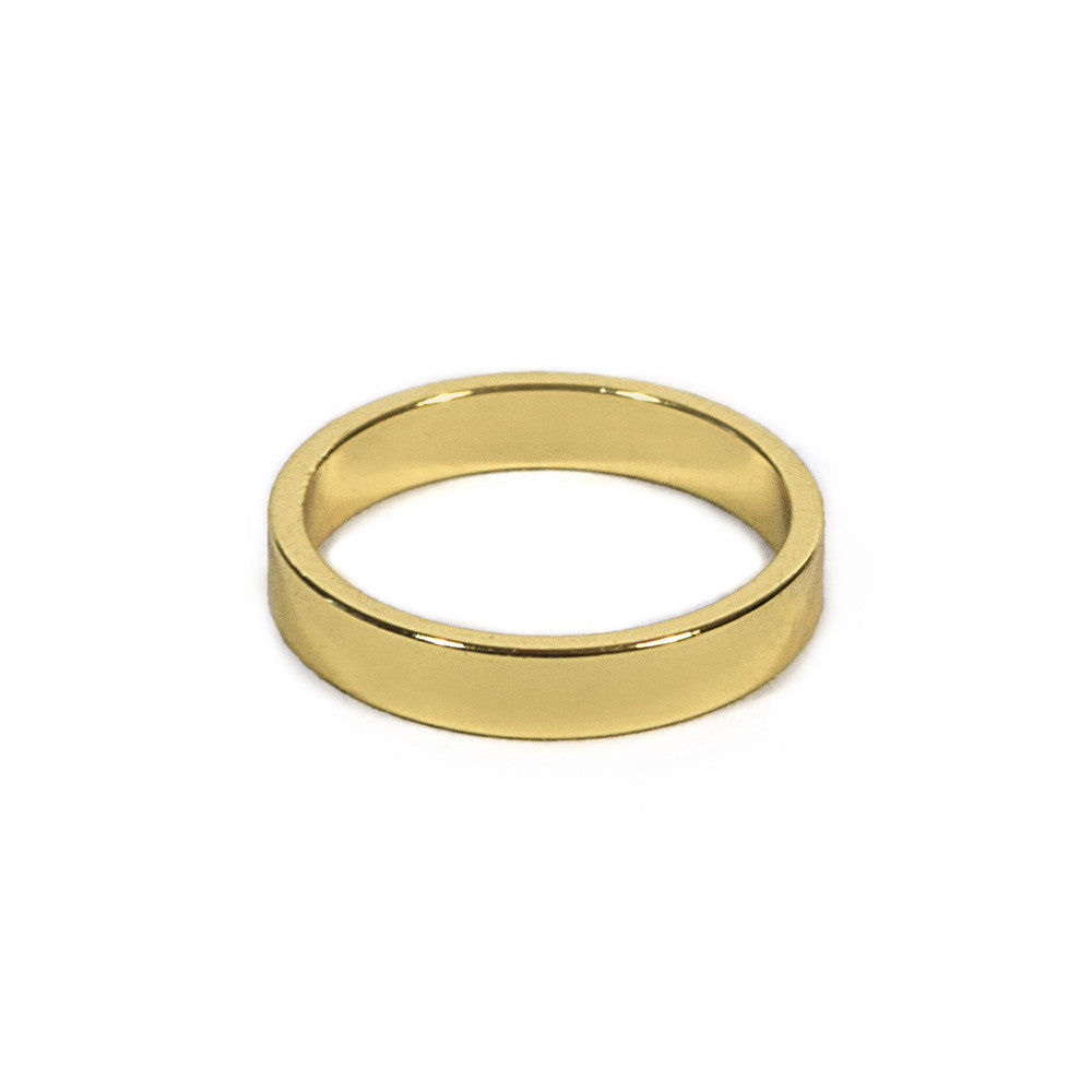 Buy Antique Plain Gold Ring With Gold Plating 215235 | Kanhai Jewels