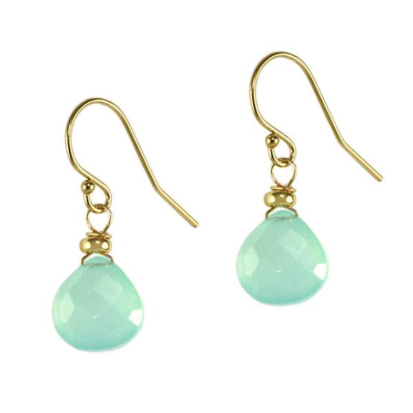 Green Chalcedony Lovely Earrings