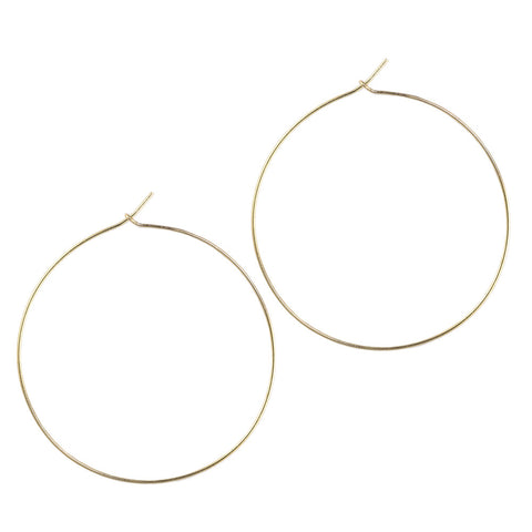 Gold Perfect Hoops