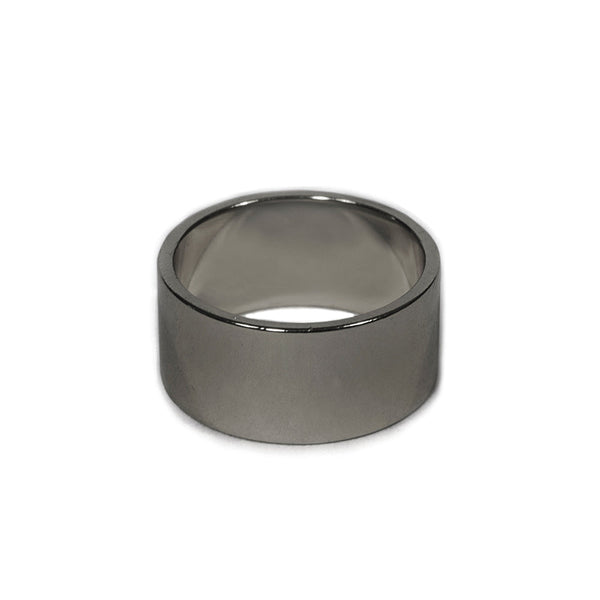 Gunmetal Wide Round Band