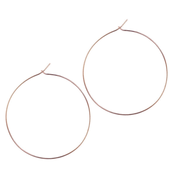 Rose Gold Perfect Hoops