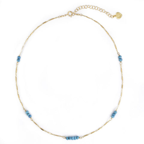 Turquoise Dash Choker