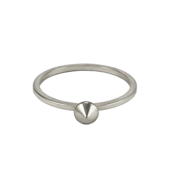 Silver Mini Cone Ring