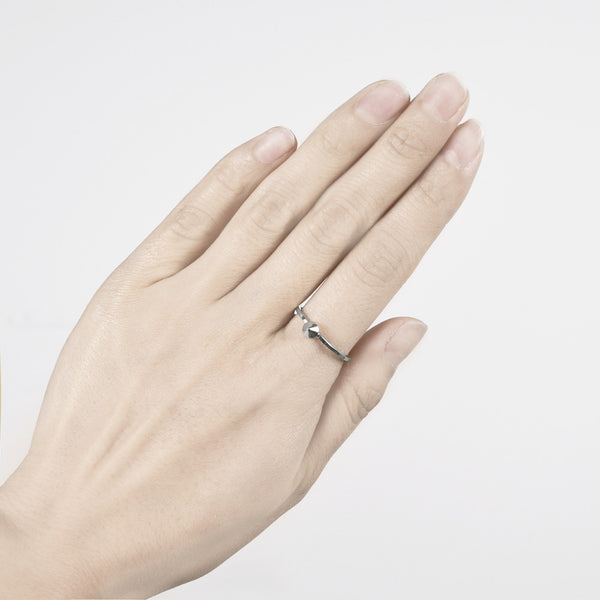 Silver Mini Cone Ring
