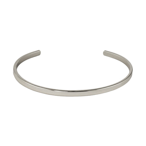 Silver Skinny Cuff