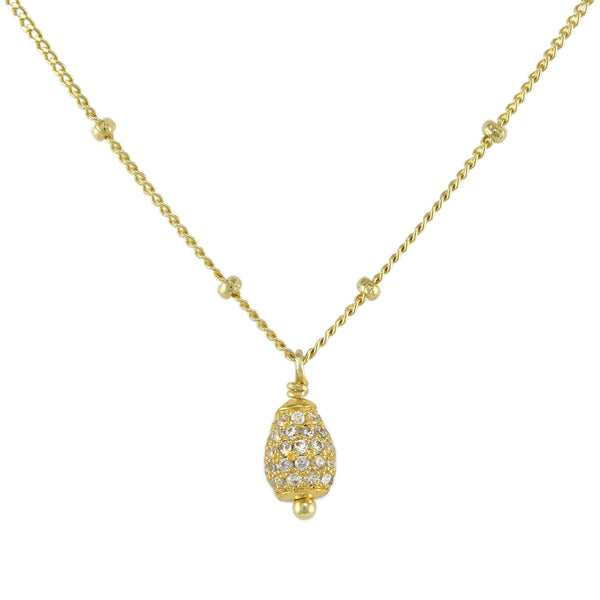 Mini Crystal Drop Pendant