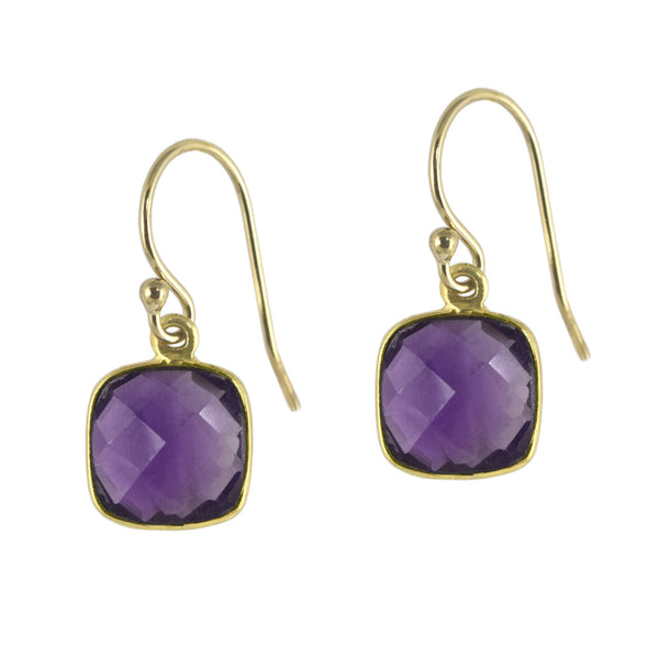 Amethyst Darcy Drop Earrings