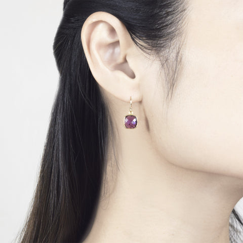 Amethyst Darcy Drop Earrings