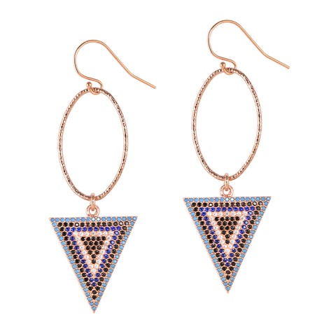 Rose Gold Love Struck Earrings