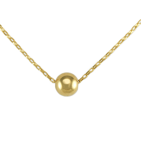 Mini Golden Orb Necklace