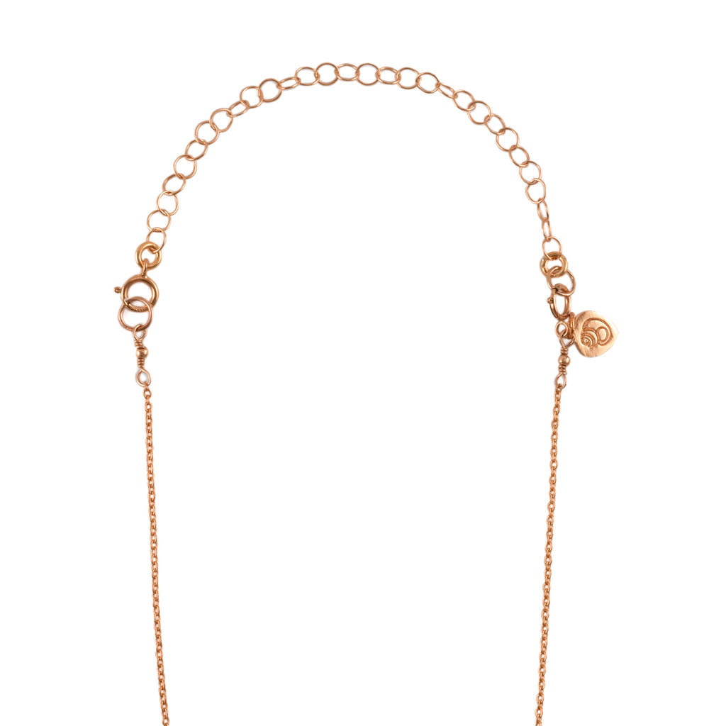  14K Rose Solid Gold Chain Necklace Extender 3 Inch