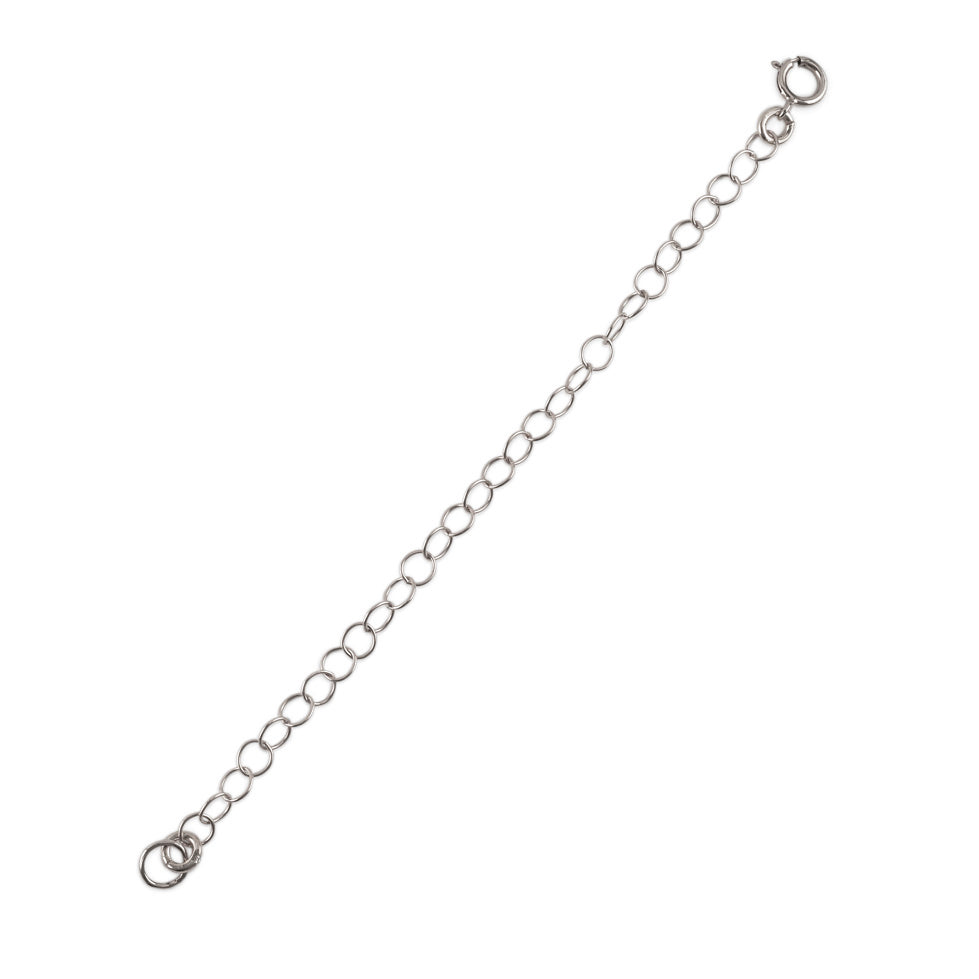 4 Inch Silver Stainless Necklace Extender