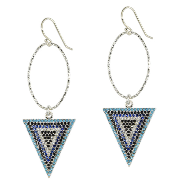 Silver Love Struck Earrings