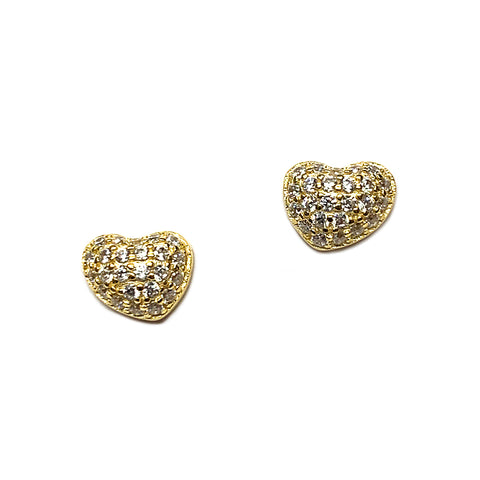 Heart Puff Studs