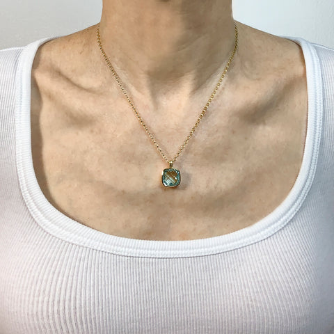 Blue Topaz Influence Pendant