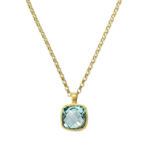 Blue Topaz Influence Pendant