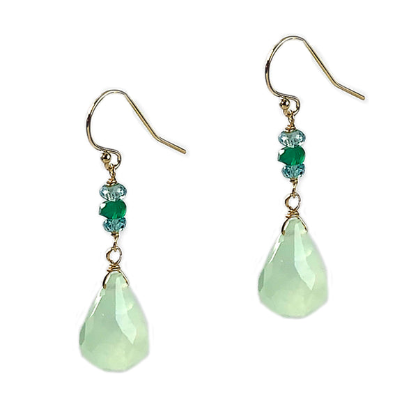 Watercolor Gemstone Earrings