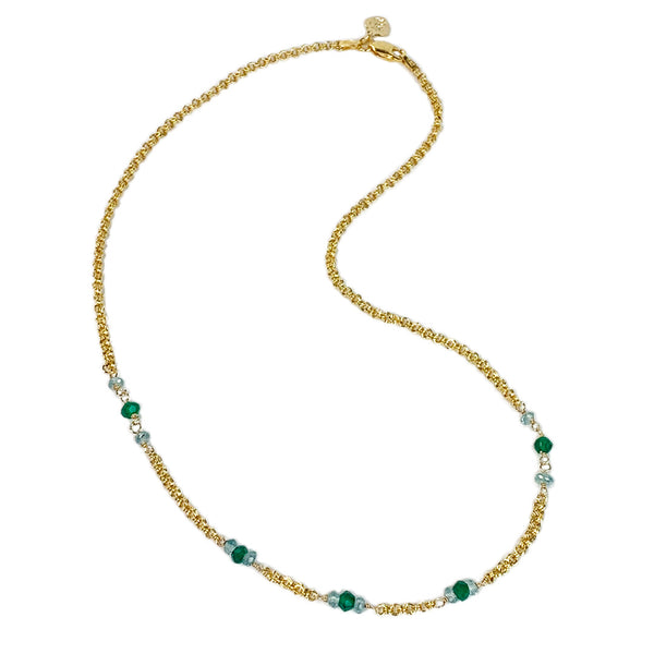 Watercolor Gemstone Necklace