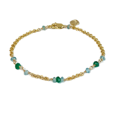 Watercolor Gemstone Bracelet