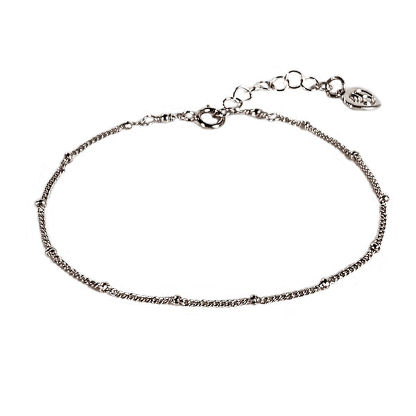 Silver Satellite Anklet