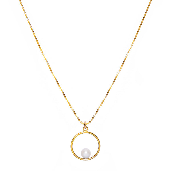 Floating Pearl Pendant