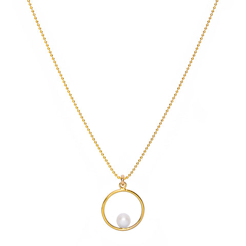 Floating Pearl Pendant