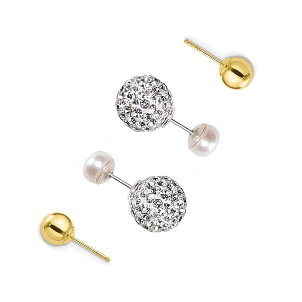 Dagen Pearl Earring Set