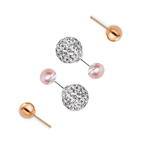 Dagen Pearl Earring Set