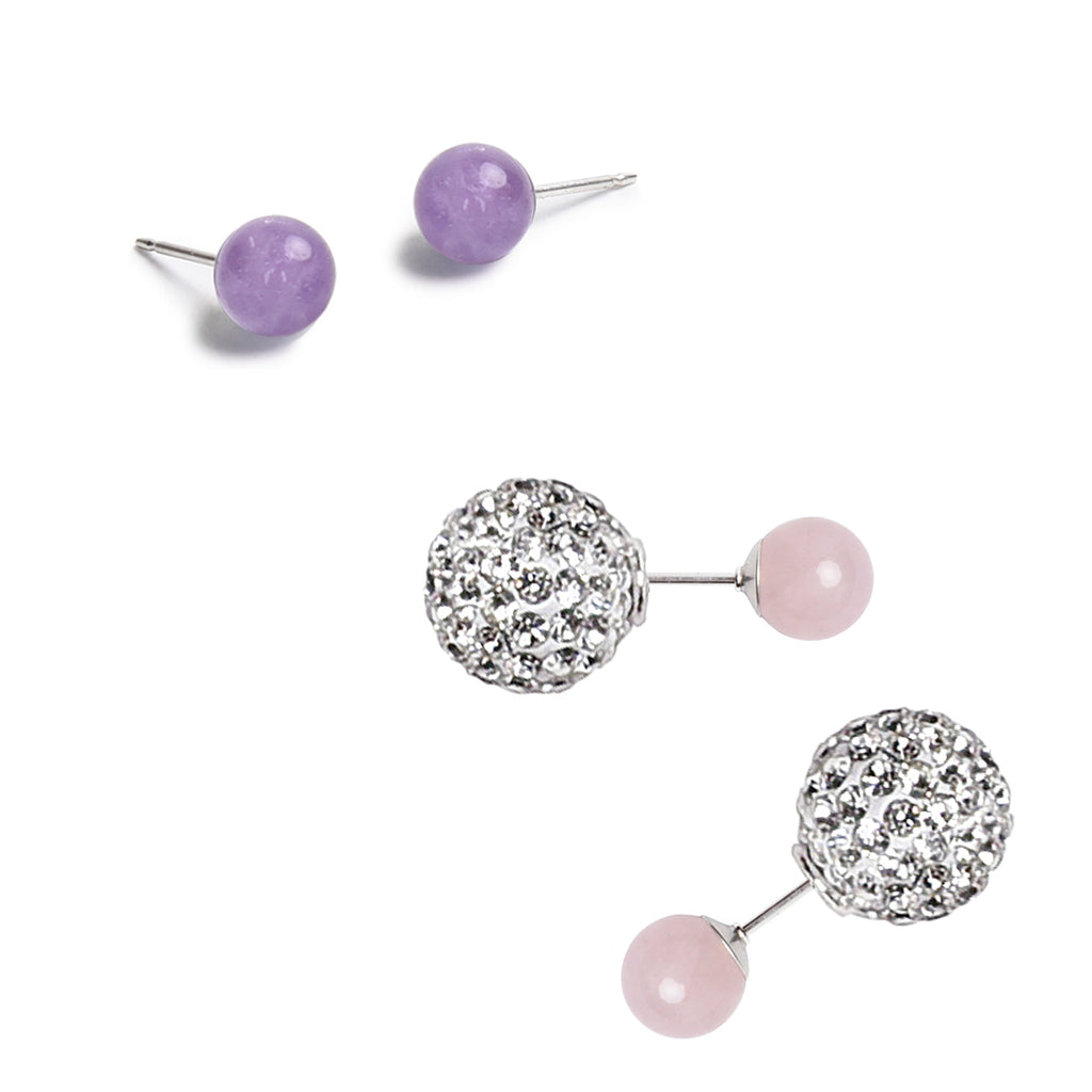 Dagen Crystal Ball Earring Backs